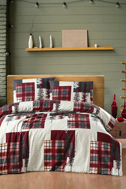 First Choice Winter 100% Cotton Flannel Double Duvet Cover Set
