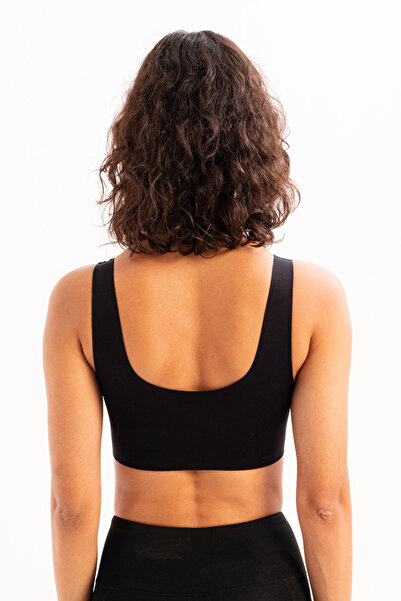 JUSTEVER Seamless Removable Padded Black Women's Laser Bra - Blaze