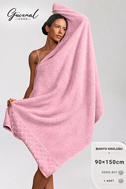 Güvenal Melody |   90X150 cm Embossed Patterned Bath Towel |   Ultra Soft |  ...