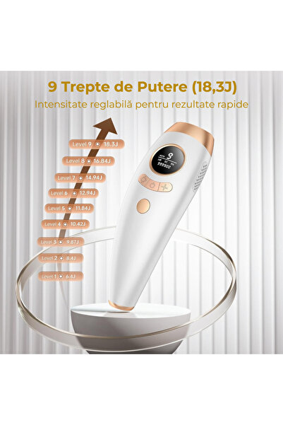 OEM Epilator IPL Freezing Point, nedureros, 999.000 impulsuri, funcție de răcire, 36W