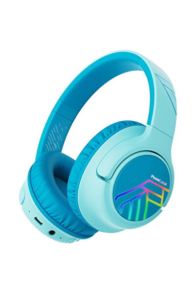 PowerLocus Casti wireless pentru copii, casti Bluetooth pentru copii, lumini ...