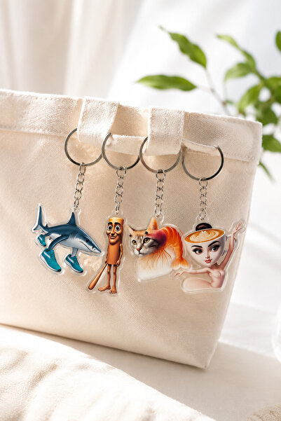 Generic Brand Key Chains - Multicolor