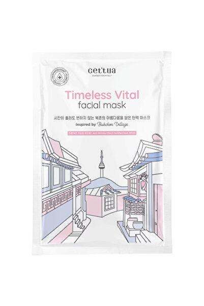 Cettua , Timeless Vital, Anti-Aging, Sheet Mask, For Face, 20 g