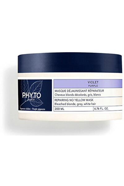 Phyto , Anti-yellow Mask Violet, Hair Treatment Cream Mask, Repairing, 200 ml