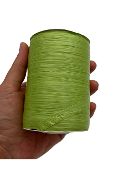 angel çanta aksesuar Number 19 Apple Green Color Angel Soft Raffia, Satin Raf...