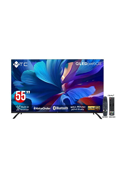 MTC Television Screen, 55 Inch, QLED, UHD, Smart WebOS, Magic Remote - QMT55U...
