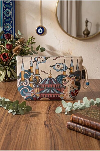 LAURUS HOME Clutch Woven Bag Thick Textured Sultanahmet