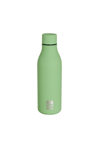 Ecolife Θερμός από ανοξείδωτο ατσάλι, χωρίς BPA, 550 ml, φυστικί.