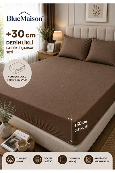 BlueMaison Exclusive Cotton Elastic Sheet Set Single/Double