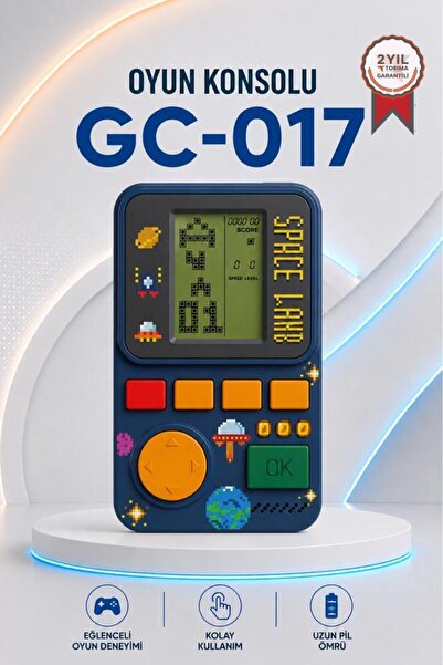 Torima Oyun Kolu Atari Joystick Tetris Gameboy GC017 Lacivert