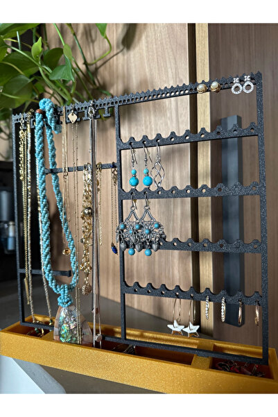DU&ER Jewelry Organizer Necklace Earrings Bracelet Ring Holder Jewelry Organi...