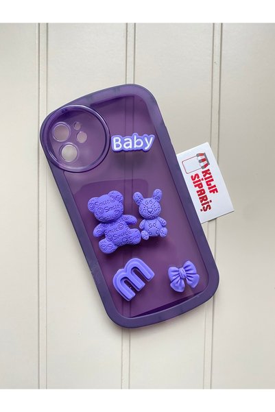 Kılıfsiparis iPhone 11 Baby Purple Phone Case