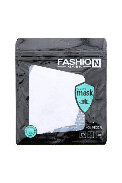 FASHION , Fashion, Textile Mask, White, Reusable, Unisex