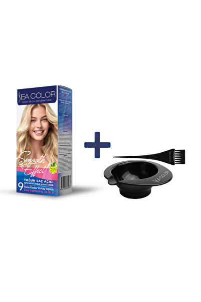 Sea Color Yoğun Saç Açıcı Set, Boya Tası ve Fırçası Hediye!