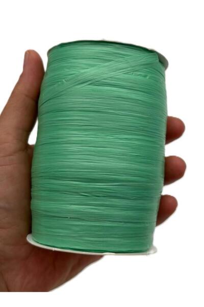 angel çanta aksesuar Number 84 Light Green Color Angel Soft Raffia, Satin Raf...