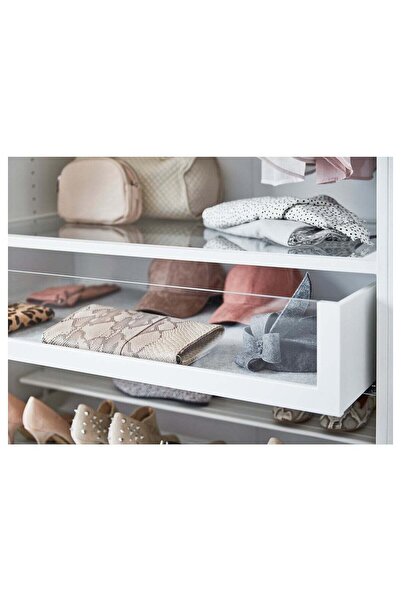 IKEA KOMPLEMENT Felt Drawer Mat, Light Grey, 90x53 cm