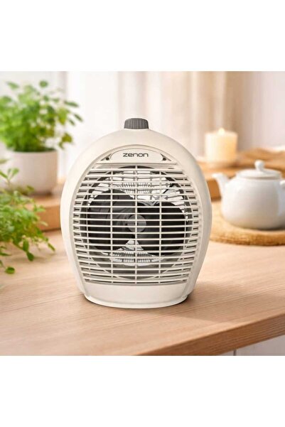 ZENON Fanlı Isıtıcı - Bej - 2000 Watt