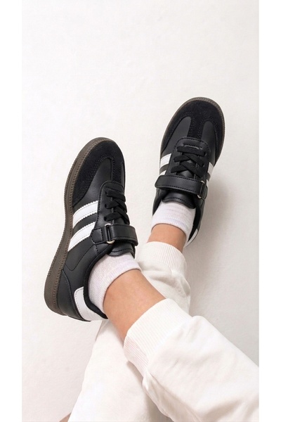 eformoda by emre yılmaz Black and White Children's Sports Shoes Sm02