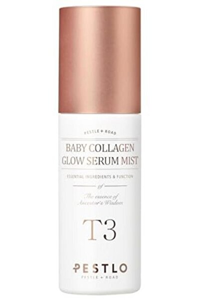 Pestelo , T3 Baby Collagen Glow Serum Mist, Hydration, Before and after makeu...