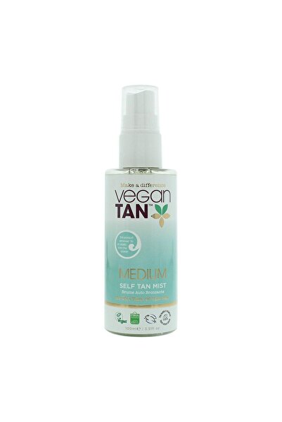 Vegan Tan Spray autobronzant, nuanță medie, pentru față și gât, 100 ml