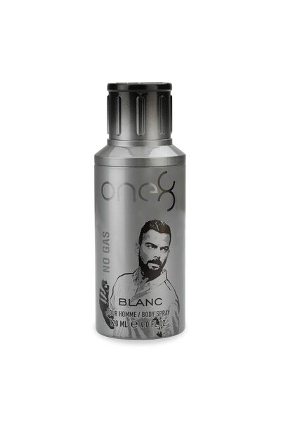ONE 8, Blanc No Gas, Scented Spray, For Men, 120 ml