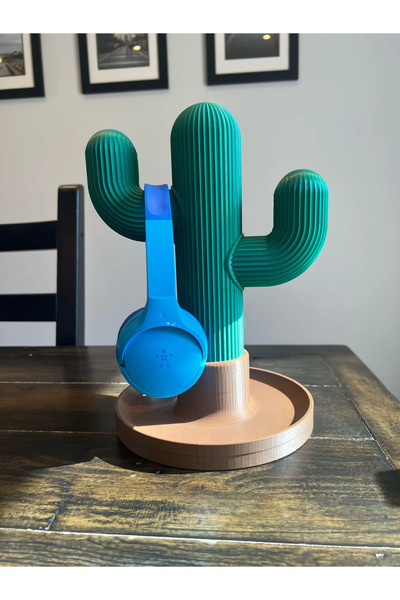 DU&ER Cactus Headphone Stand Desktop Headphone Holder Headphone Stand Headpho...