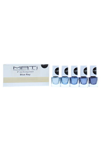 MATİJARDİN Set, Mati, Blue Ray, Nail Polish, 5 pcs, 5 ml