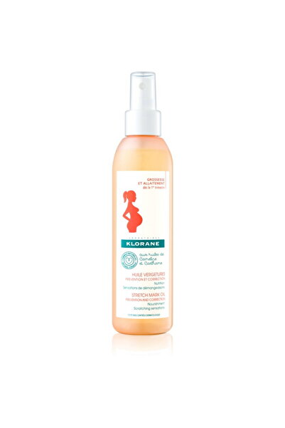 Klorane , Mum, Anti-Stretch Marks, Massage Oil, 200 ml