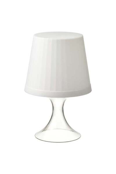 IKEA LAMPAN LED Portable Lamp, Battery Operated, Adjustable Color, White, 24cm