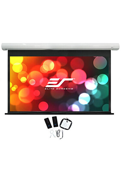 Elite Screens Ecran proiectie electric, perete/tavan, 387,6 x 242,3 cm, Elite...