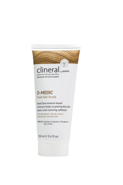 AHAVA , Clineral D-Medic, Peeling, Foot Scrub, 100 ml
