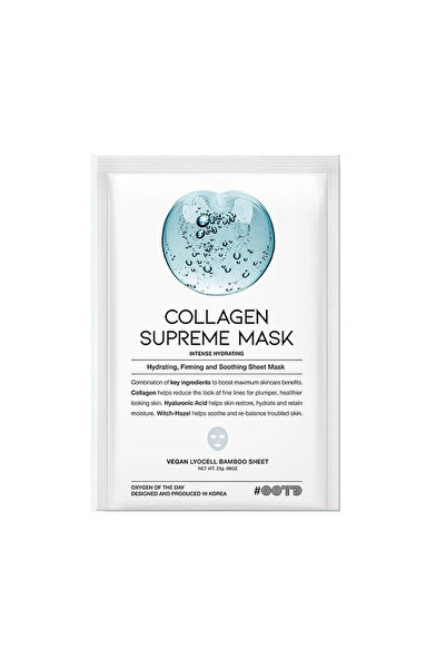 OOTDTY #OOTD, Collagen Supreme, Intense Hydration, Sheet Mask, For Face, 25 ml