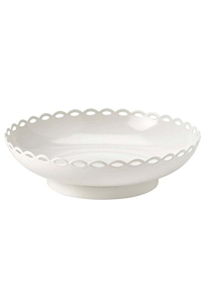 IKEA Powder-Coated Steel Pillar Candle Holder with Drip Tray, Off-White, 15 c...
