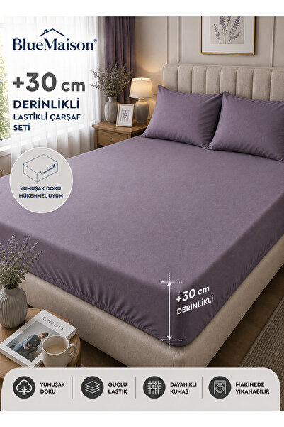 BlueMaison Exclusive Cotton Elastic Sheet Set Single/Double