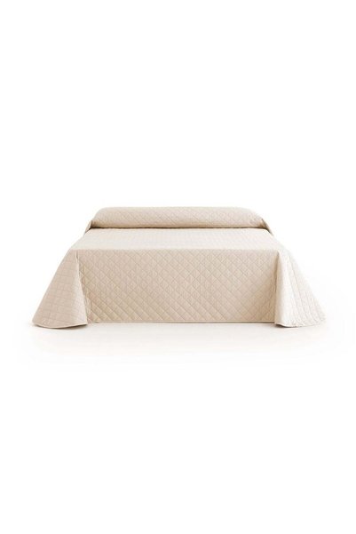 OEM Husă matlasată Sofazip bej 250 x 270 cm - Negru