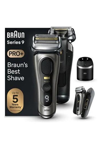 Braun Самобръсначка Series 9 Pro, 9575cc, с почистваща станция, зарядна станц...