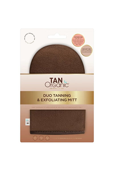 TANORGANIC Дуо за тен и ексфолиране, Ръкавици за тен, Кафяв