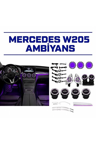 Genel Markalar Mercedes c200 ambiyans / w205 ambiyans seti