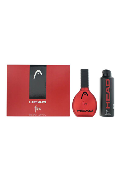 Head Σετ Κεφαλής: Fire, Eau De Toilette, για Άνδρες, 100 ml + Fire, Αποσμητικ...