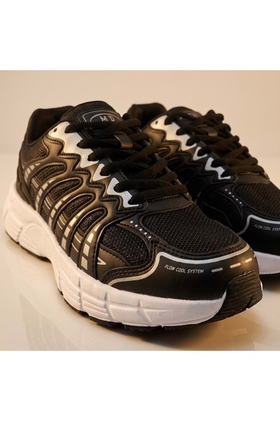 M.P. M.P Unisex Spor Ayakkabı 262-7061 - Siyah-Beyaz - 37