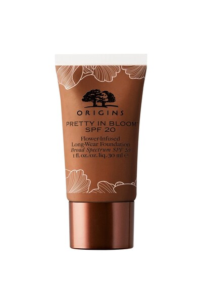 Origins , Pretty In Bloom, Long Wearing, Cream Foundation, 720, Very Deep Coo...