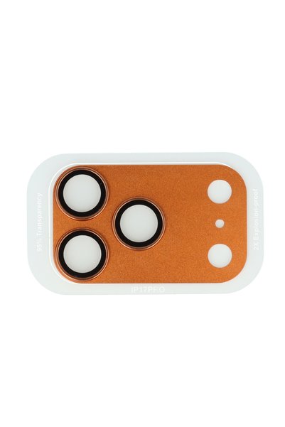 SEP Protectie sticla Metal Full Cover camera foto Apple iPhone 17 Pro Portocaliu