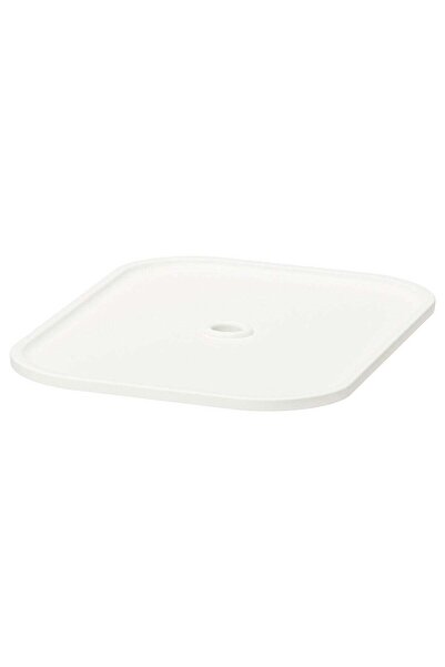 IKEA Storage Box Lid with Vent Handle, Recycled Plastic, White, 40x28 cm
