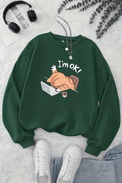 Oksit BS Zbogom, umorna mačka, majica s printom, unisex, dvonitna rasterska m...