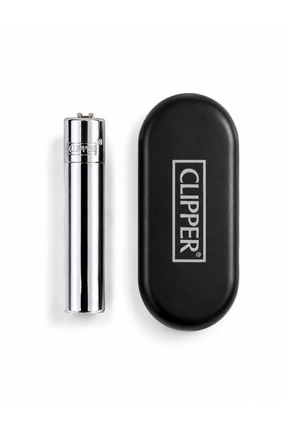 Clipper Metal Gaz Dolumlu Çakmak Pembe Yeşil Degrade Özel Kutulu Premium Model