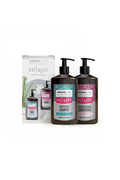 Arganicare Set Arganicare: Colagen, Șampon de păr, Revitalizant, 400 ml + Col...