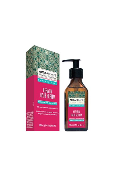 Arganicare Keratină, Ser de păr, Hrănitor și Fortifiant, 100 ml