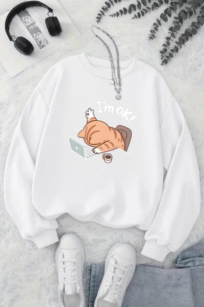 Oksit BS Zbogom, umorna mačka, majica s printom, unisex, dvonitna rasterska m...
