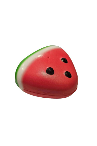 Generic Brand Jucărie pufoasă, pepene verde, spumă, multicoloră, 8 cm
