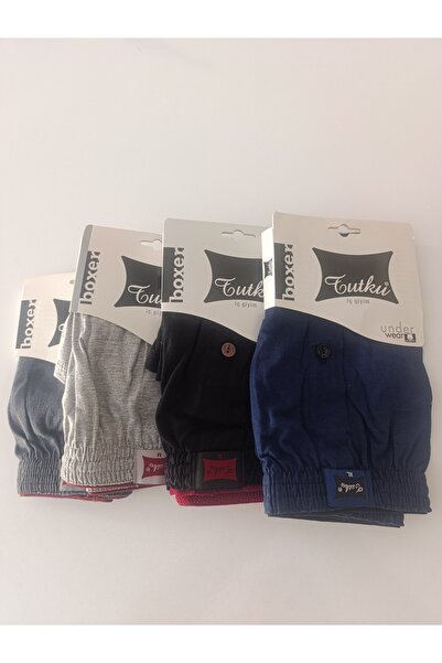 Tutku Men's Combed Cotton Boxers 8-Pack